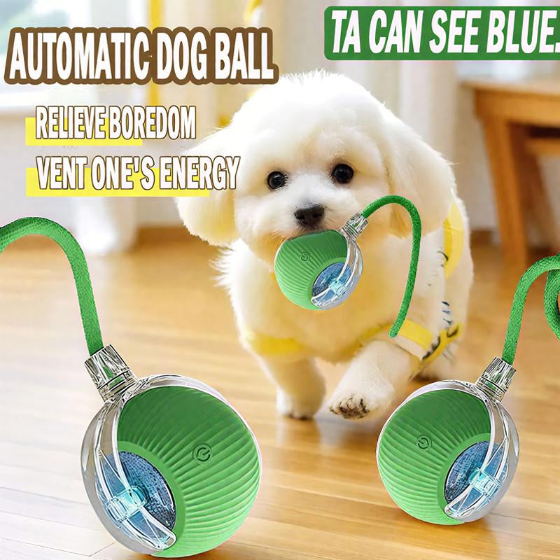 [2025 Newly Upgraded] Interactive Dog Toys Dog Balldurable Motion Activated Automatic Rolling Ball Toys Forsmall Medium Large Pets USB Rechargeable Self-Chargingall Day Long Obstacle Avoidance