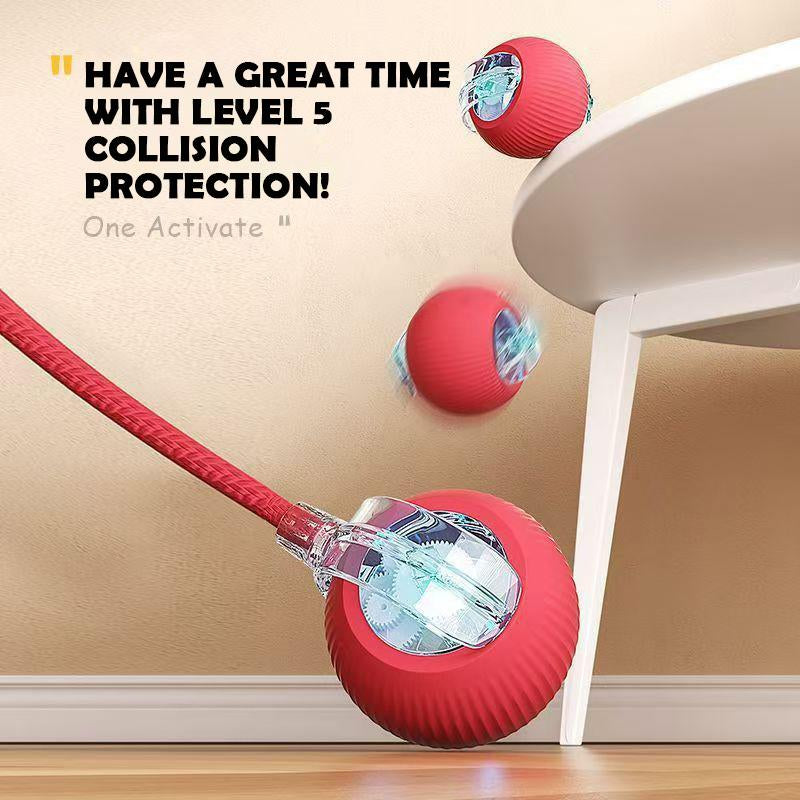 [2025 Newly Upgraded] Interactive Dog Toys Dog Balldurable Motion Activated Automatic Rolling Ball Toys Forsmall Medium Large Pets USB Rechargeable Self-Chargingall Day Long Obstacle Avoidance