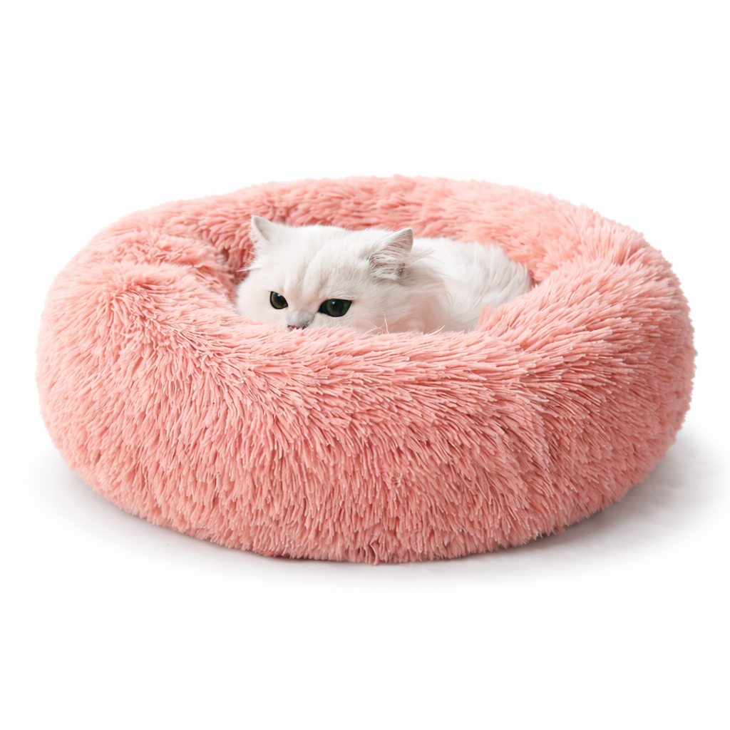 Plush Four-Season Pet Bed for Dogs and Cats