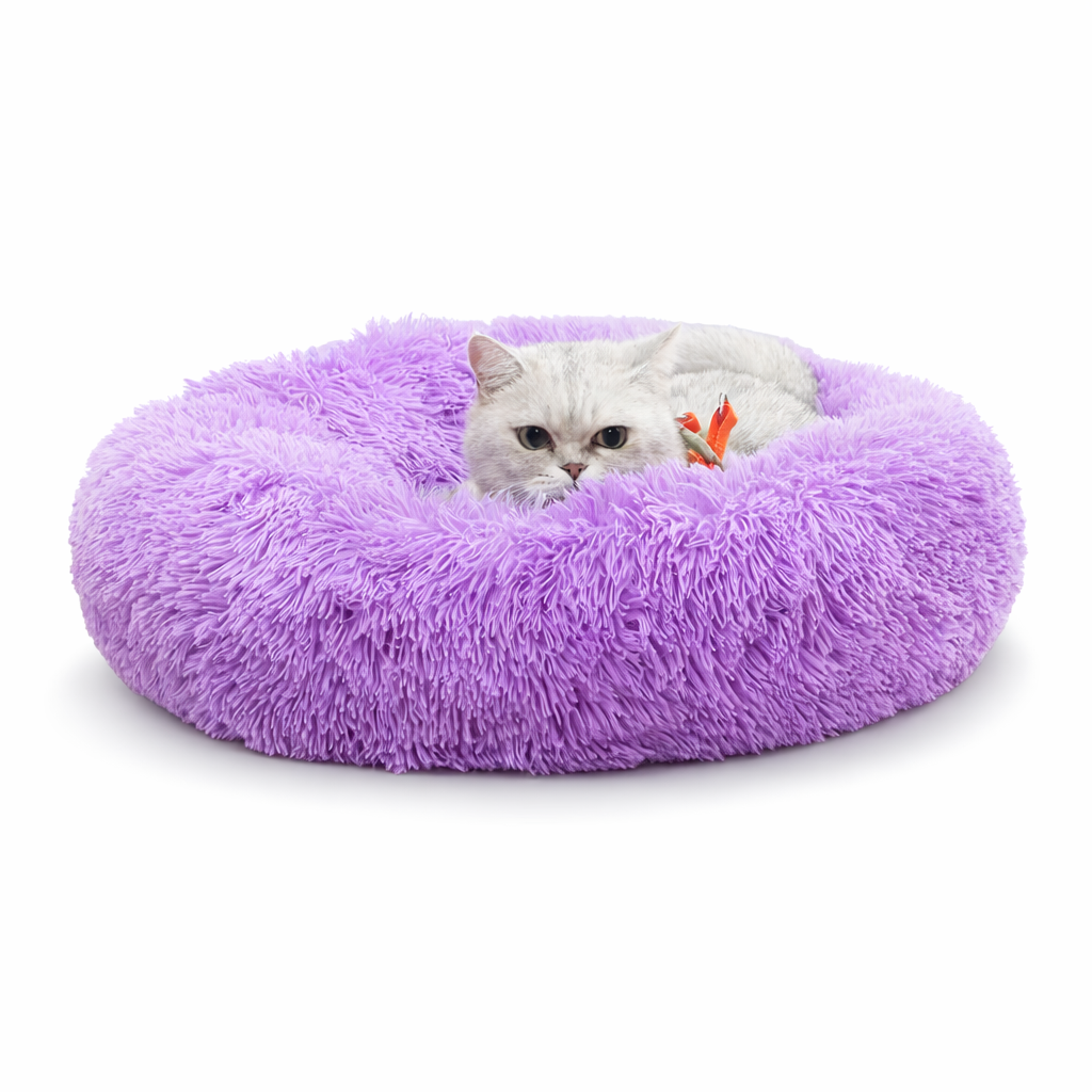 Plush Four-Season Pet Bed for Dogs and Cats