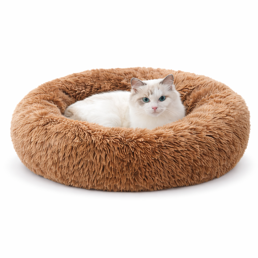 Plush Four-Season Pet Bed for Dogs and Cats