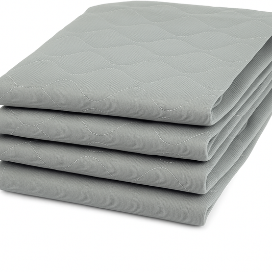 Premium Washable Pee Pads for Dogs, Waterproof & Reusable Puppy Pads for Potty Training, Whelping, Lining Crates & More, Guaranteed for up to 300 Washes, 22" X 22" (Pack of 4)