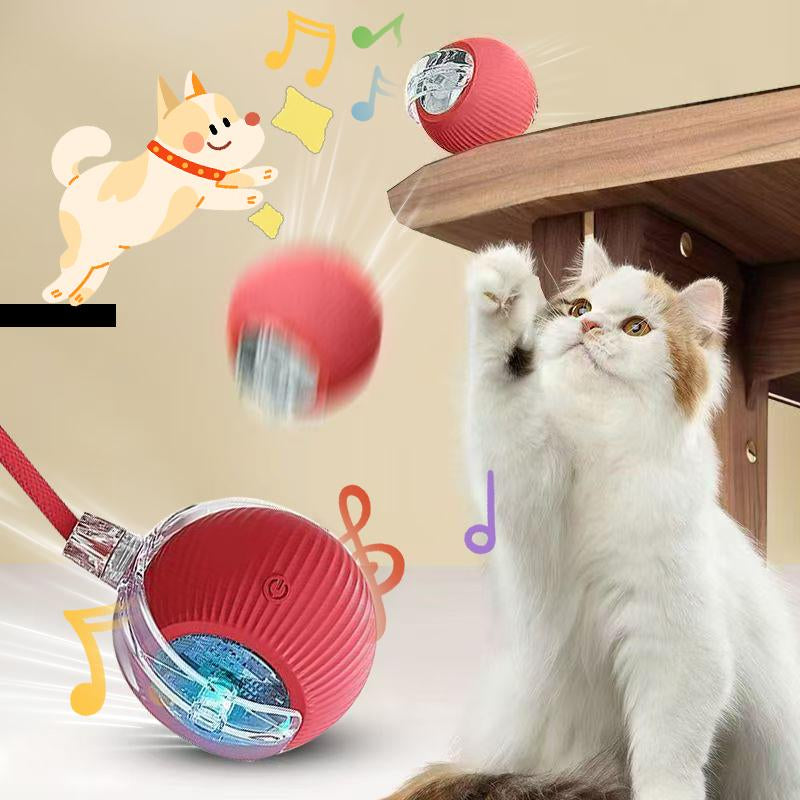 [2025 Newly Upgraded] Interactive Dog Toys Dog Balldurable Motion Activated Automatic Rolling Ball Toys Forsmall Medium Large Pets USB Rechargeable Self-Chargingall Day Long Obstacle Avoidance