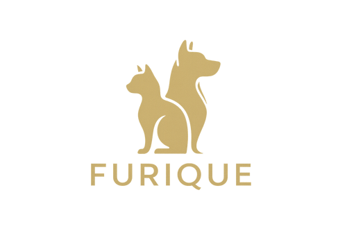 make logo with name furique and include a cat and a dog make it look professional